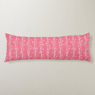 Oriental plum blossom pattern body pillow