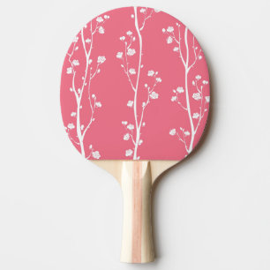 Oriental plum blossom pattern ping pong paddle