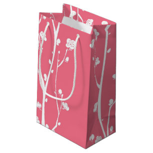 Oriental plum blossom pattern small gift bag