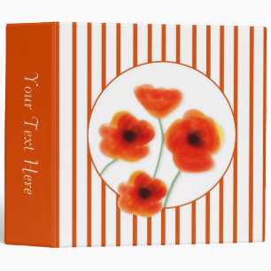 Oriental Poppies Photo Album Binder