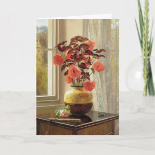 Oriental Poppy and Coleus   Jessica Hayllar Card