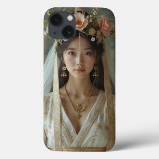Oriental pretty girl iPhone 13 case