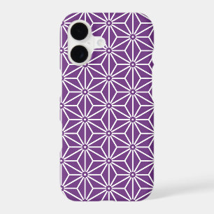 Oriental Purple Ayame Asanoha Japan Oriental Art