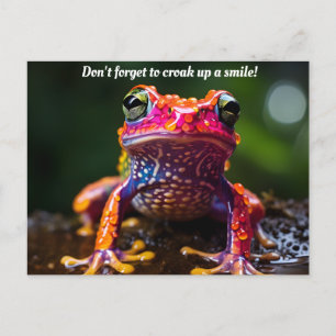🐸 Oriental rainbow frog Postcard