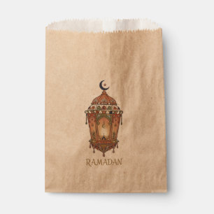 Oriental Ramadan Lantern Illustration Favour Bag