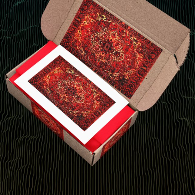 Oriental rug design in vivid colours   sticker (Creator Uploaded)