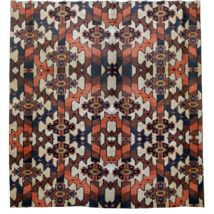 Oriental rug design shower curtain