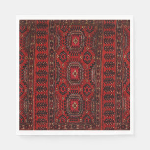Oriental rug in warm colors  napkin