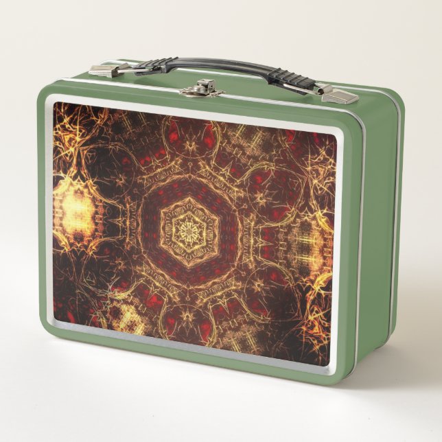 Oriental Rug  Metal Lunch Box (Front)