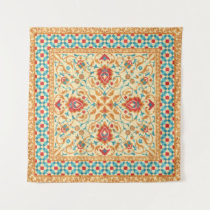 Oriental rug,ornate ornamental floral pattern,styl tapestry