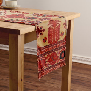 Oriental Rug Pattern Table Runner