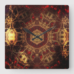 Oriental Rug  Round Clock