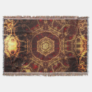 Oriental Rug  Throw Blanket