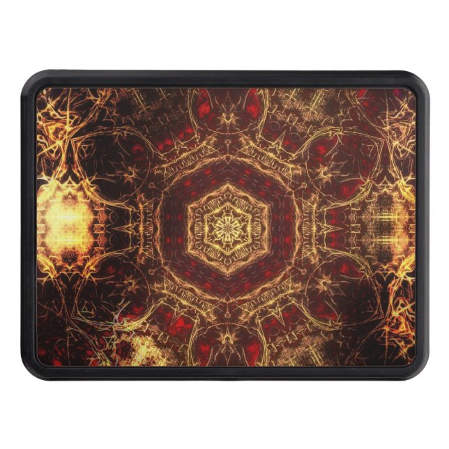 Oriental Rug  Trailer Hitch Cover (Front)