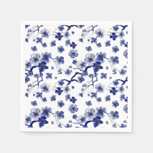 Oriental Sakura Branch Pattern Napkin