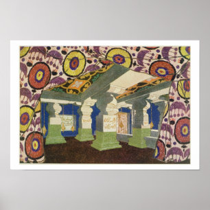 Oriental Scenery Design (colour litho) 2 Poster