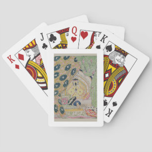 Oriental Scenery Design (colour litho) Playing Cards