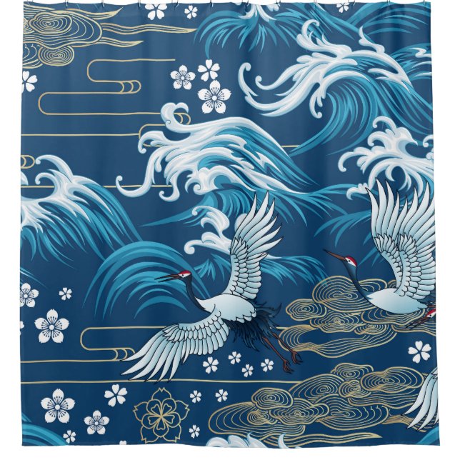Oriental Sea: Decorative Seamless Pattern. (Front)