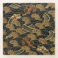 Oriental Sea Dragon Pattern