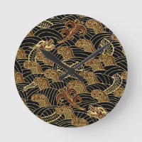 Oriental Sea Dragon Pattern