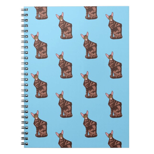 Oriental Short-Hair Pattern Notebook (Front)