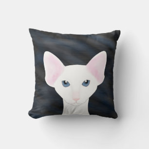 Oriental Shorthair Throw Pillow
