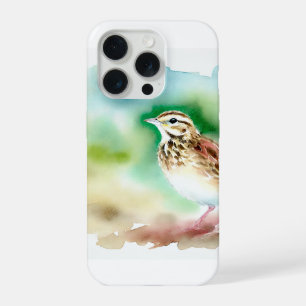 Oriental Skylark 160924AREF139 - Watercolor iPhone 15 Pro Case