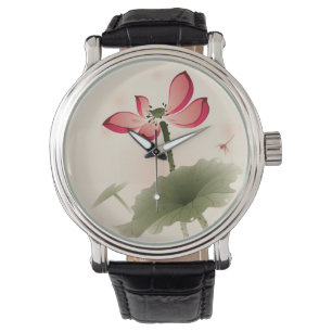 Oriental style Lotus Watch