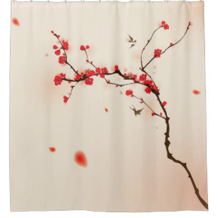 Oriental style painting, plum blossom in spring 3