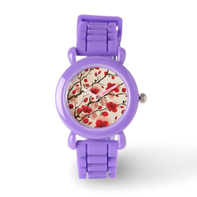 Oriental style painting, plum blossom in spring watch (Front)