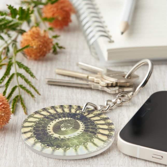 Oriental Sun Keychain (Front Right)