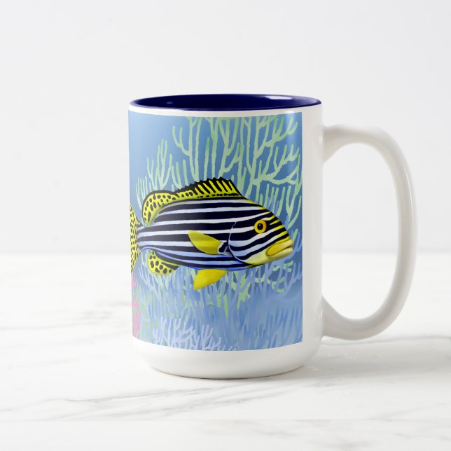 Oriental Sweetlips Reef Fish Mug (Right)