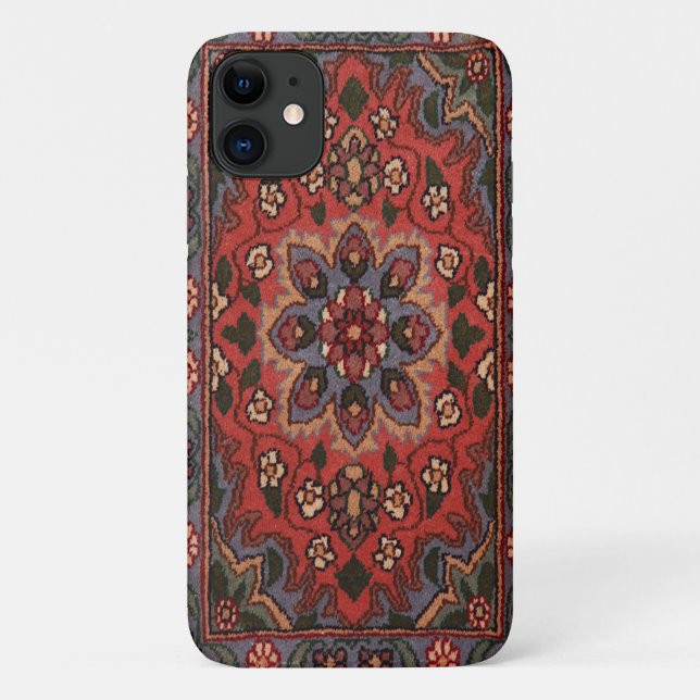 Oriental Turkish Persian Carpet Floral Rug Case-Mate iPhone Case (Back)