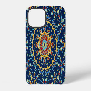 Oriental Watercolor Floral Mandala Carpet iPhone 12 Case