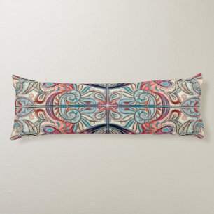 Oriental Watercolor Pattern II + your ideas Body Pillow