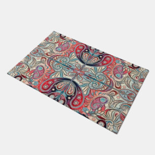 Oriental Watercolor Pattern II + your ideas Doormat