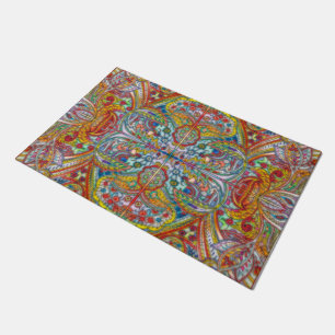 Oriental Watercolor Pattern IV + your ideas Doormat
