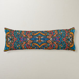 Oriental Watercolor Pattern VI + your ideas Body Pillow
