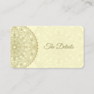 Oriental Wedding - Detail Card