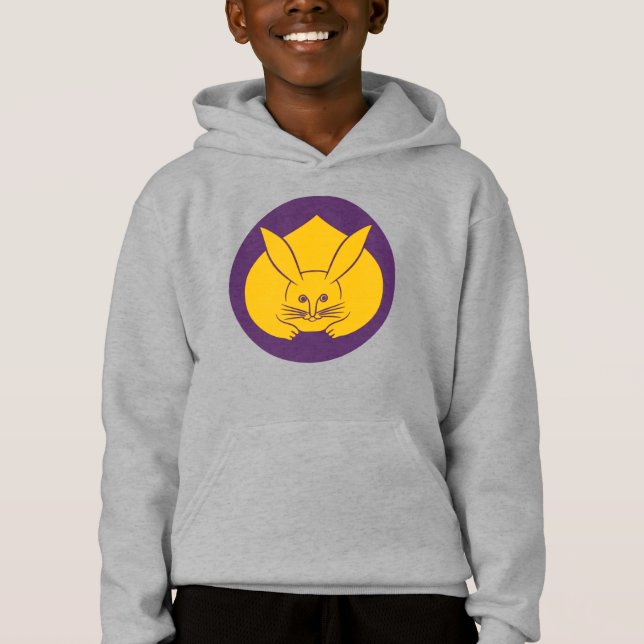 Oriental Yellow Purple Japan Rabbit Mon Art (Front)