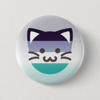 oriented aroace pride cat button