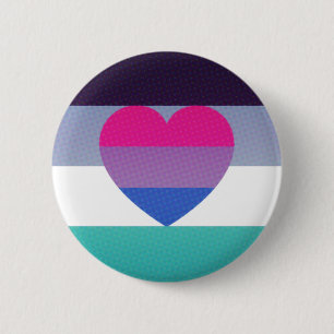 oriented bi aroace pride button