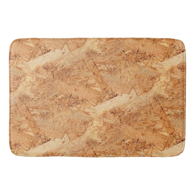 oriented strand board - OSB seamless pattern Bath Mat (Front)