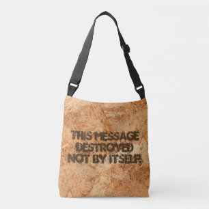 oriented strand board - OSB seamless pattern Crossbody Bag
