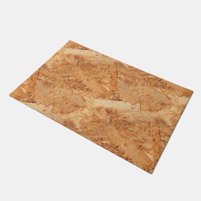 oriented strand board - OSB seamless pattern Doormat (Angled)