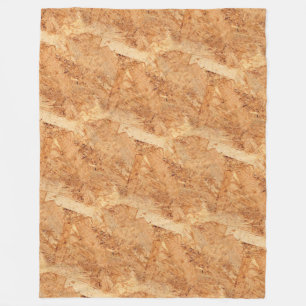 oriented strand board - OSB seamless pattern Fleece Blanket