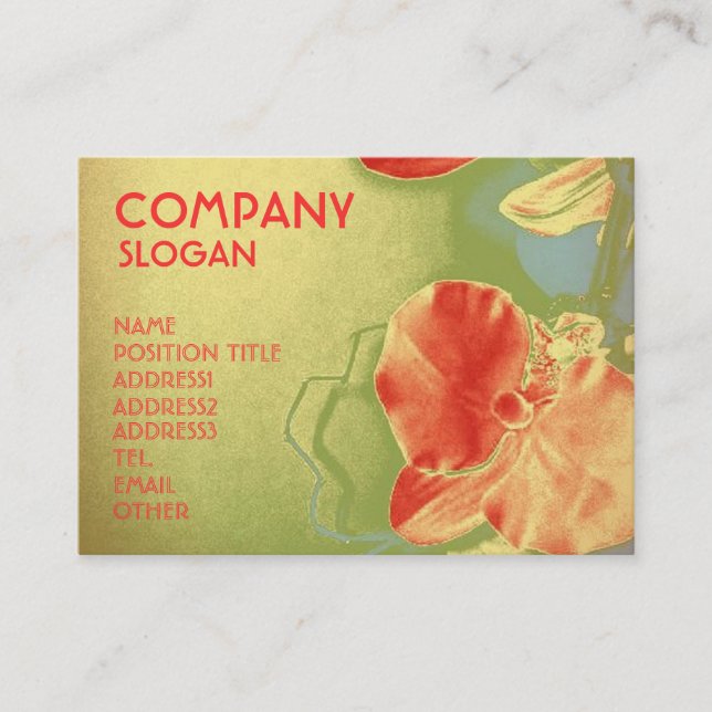 Orientorchid - Customized Business Card (Front)