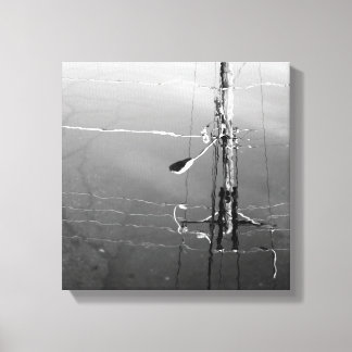 Orig. art: "Rippled, watery communications" Canvas Print