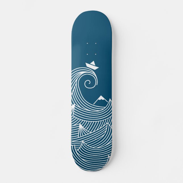 Origami à Kanagawa Skateboard (Front)