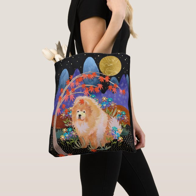 ORIGAMI AUTOMNE Chow fourre-tout ou sac de carross (De près)